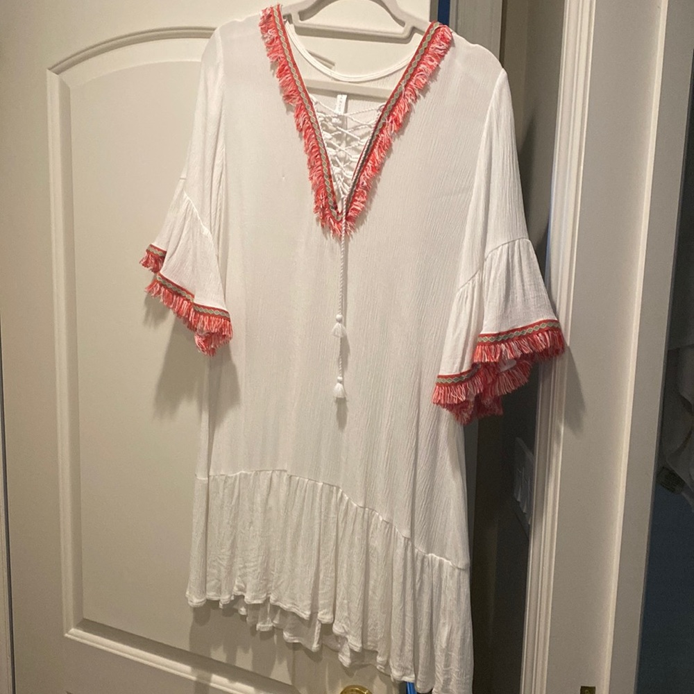White la moda beach cover up